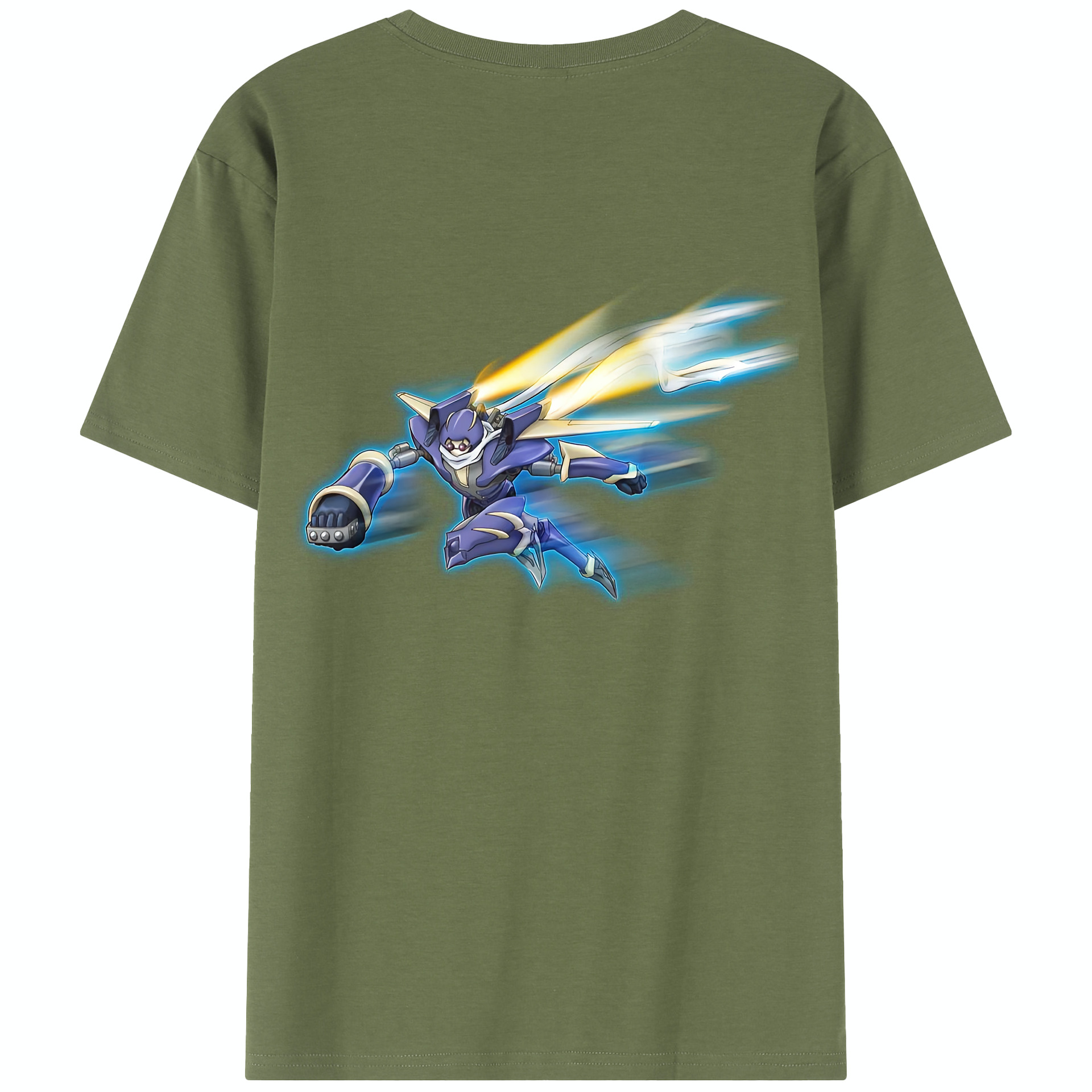 （画像用） 遊☆戯☆王 Yu-Gi-Oh! 綿100％半袖Tシャツ（背面プリント）
